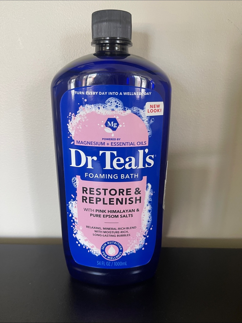 Dr Teal's Restore & Replenish Foaming Bath. 34 fl oz.